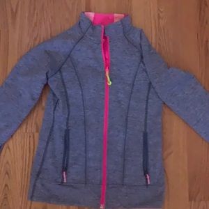 Double sided athletic zip up